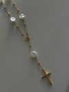 Rosario di perle oro