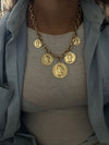 Collana moneta gold