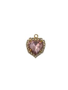  Ciondolo cuore rosa