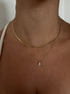 Collana doppio filo oro