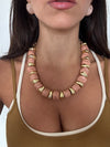 Collana Mauritius rosa
