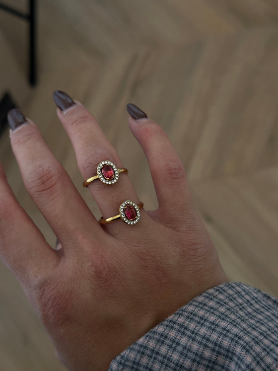 Anello harmony rosso