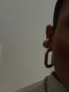 Earcuff rigato maxi oro