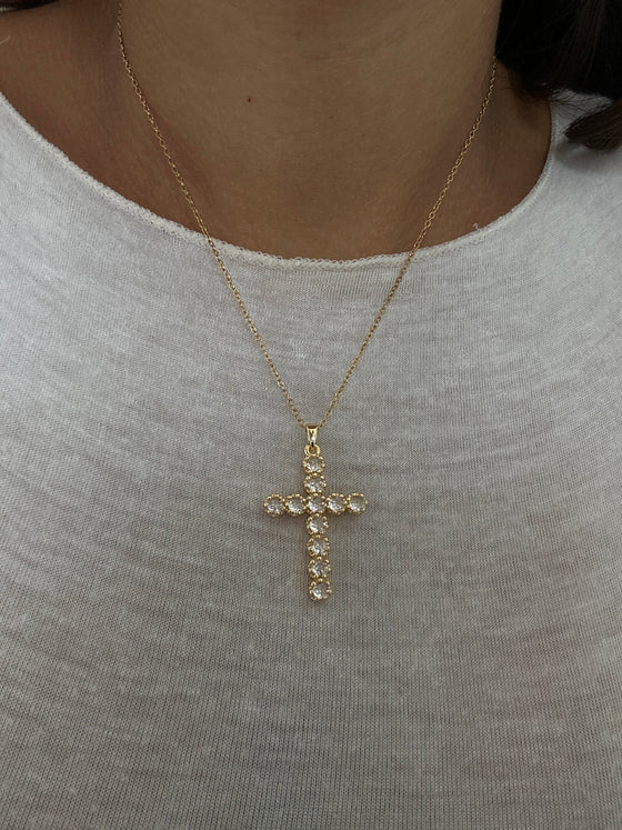 Necklace croce Amanda oro