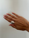 Anello goccia argento