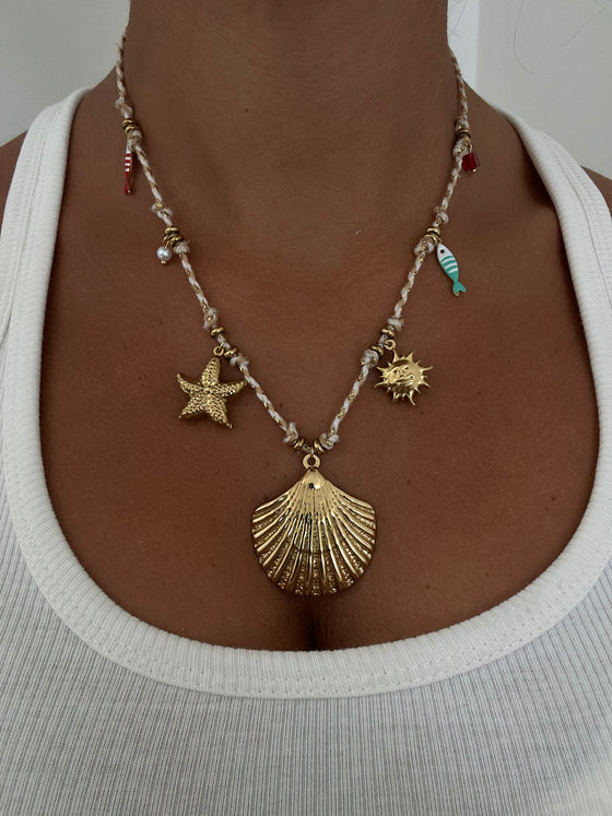 Collana mare luna bianca