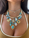 Collana stella turchese
