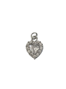  Ciondolo heart zirconi