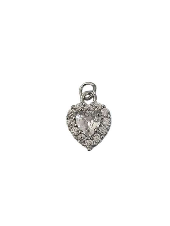 Ciondolo heart zirconi - aria accessorize
