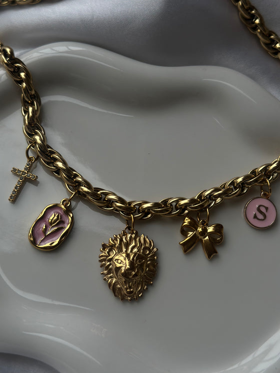 Collana charms coraggiosa