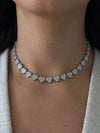 Girocollo / Choker cuoricini argento