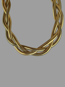  Choker intrecciato oro