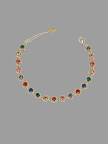  Bracciale Morgana multicolor oro
