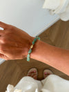 Bracciale pearls verde