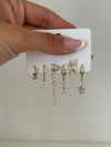 Set orecchini farfalla oro