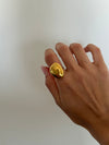 Anello goccia oro