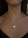 Necklace crocetta mini argento
