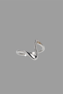  Anello onda argento
