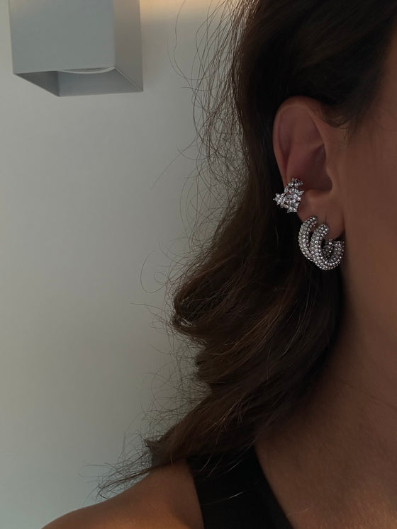 Earcuff Miranda argento