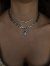 Choker cuore di luce argento
