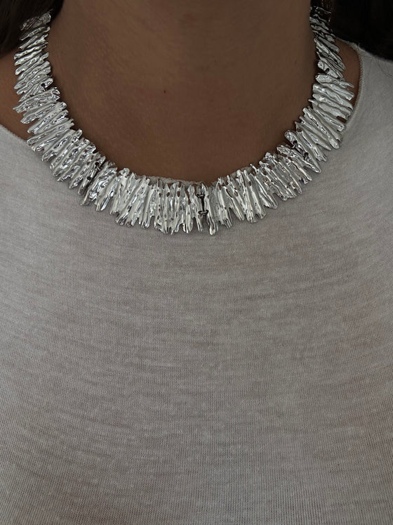 Girocollo meridiana argento