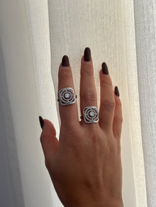  Anello celine argento