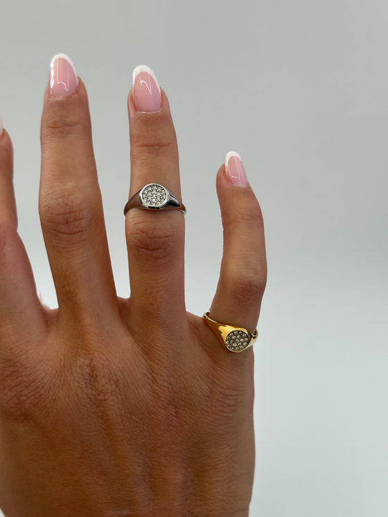 Anello mignolo/falange tondo argento