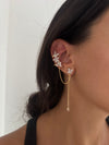 Orecchino e cuff ariel oro