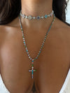 Choker / girocollo fenty argento