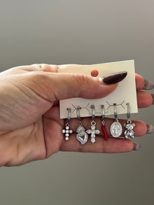  Set di orecchini gioia argento