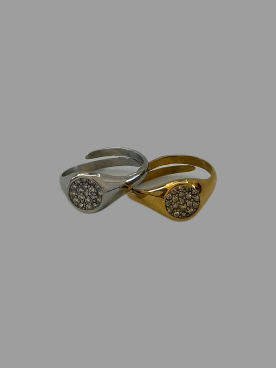 Anello mignolo/falange tondo argento