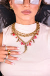 Collana intreccio big oro
