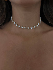  Choker/girocollo Lilian bianco