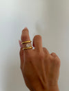 Anello doppio oro