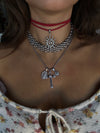 Choker soledad argento