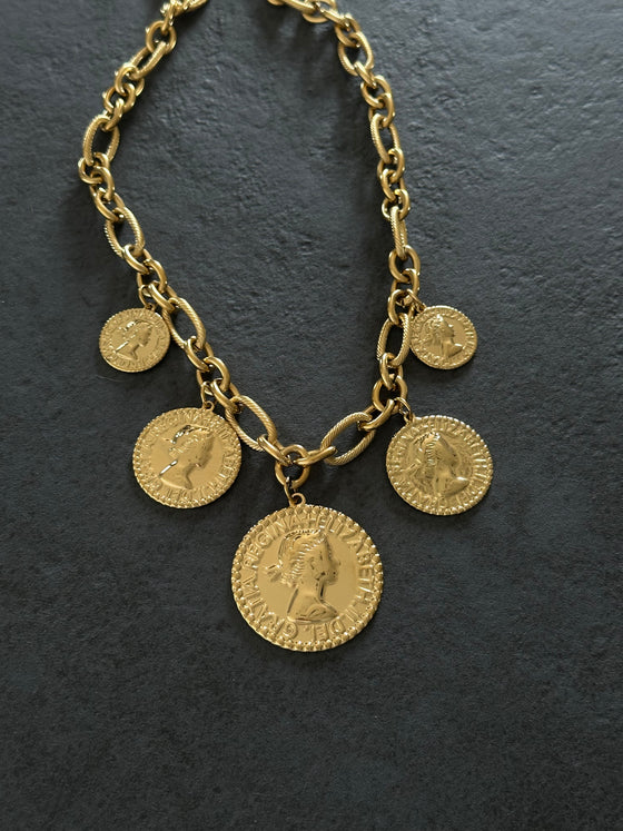 Collana moneta gold