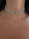 Choker / girocollo fenty argento
