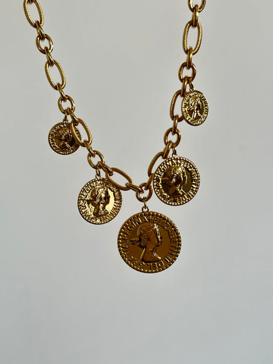 Collana moneta gold
