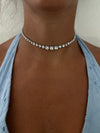 Choker bon bon argento