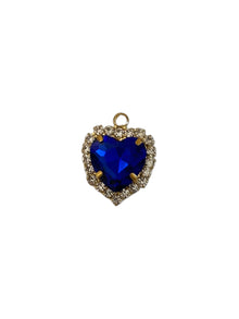  Ciondolo cuore blu