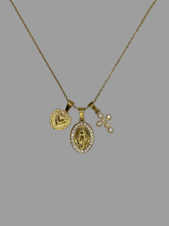 Necklace santa oro