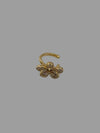 Earcuff fiore zircone oro