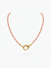 Necklace gancio rosa