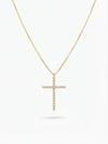 Necklace croce jade