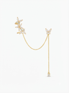 Orecchino e cuff ariel oro
