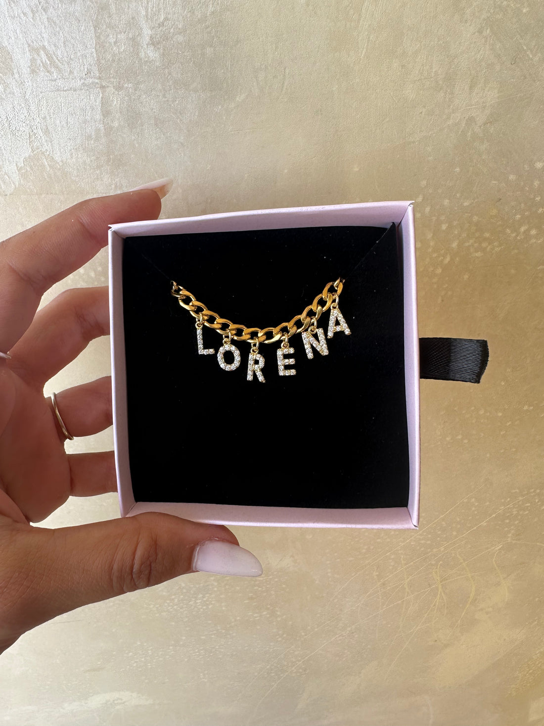  Collana nome in acciaio - aria accessorize