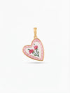 Ciondolo rose rosse