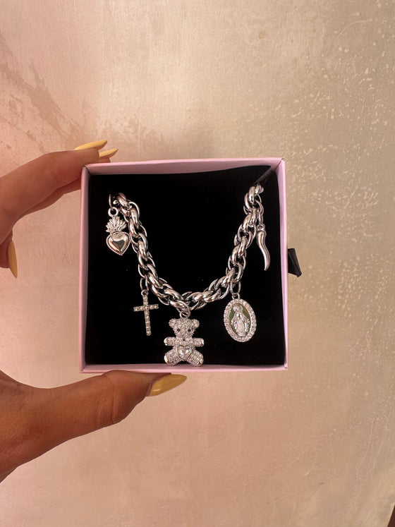 Collana mantra argento
