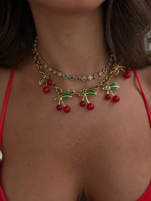  Girocollo Morgana multicolor oro - aria accessorize