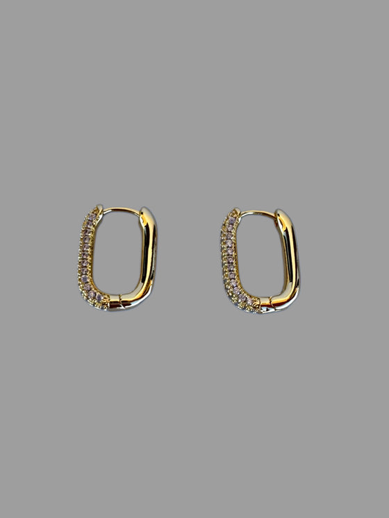 Orecchini ovali oro